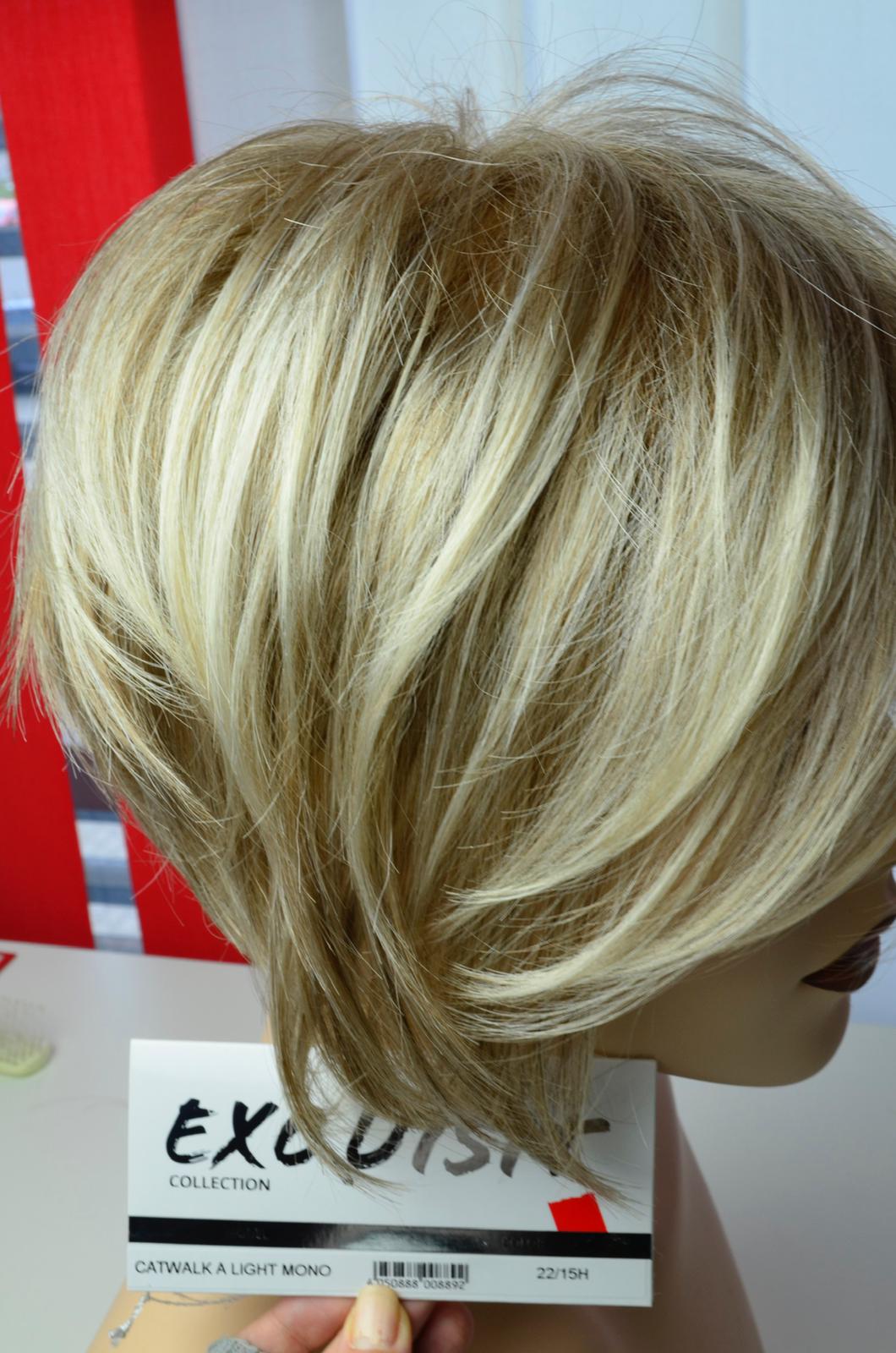 perruque courte blonde